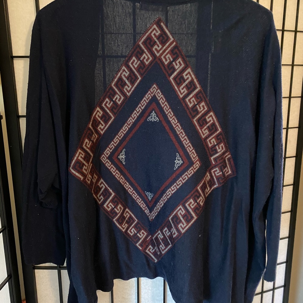Blue Boho cardigan